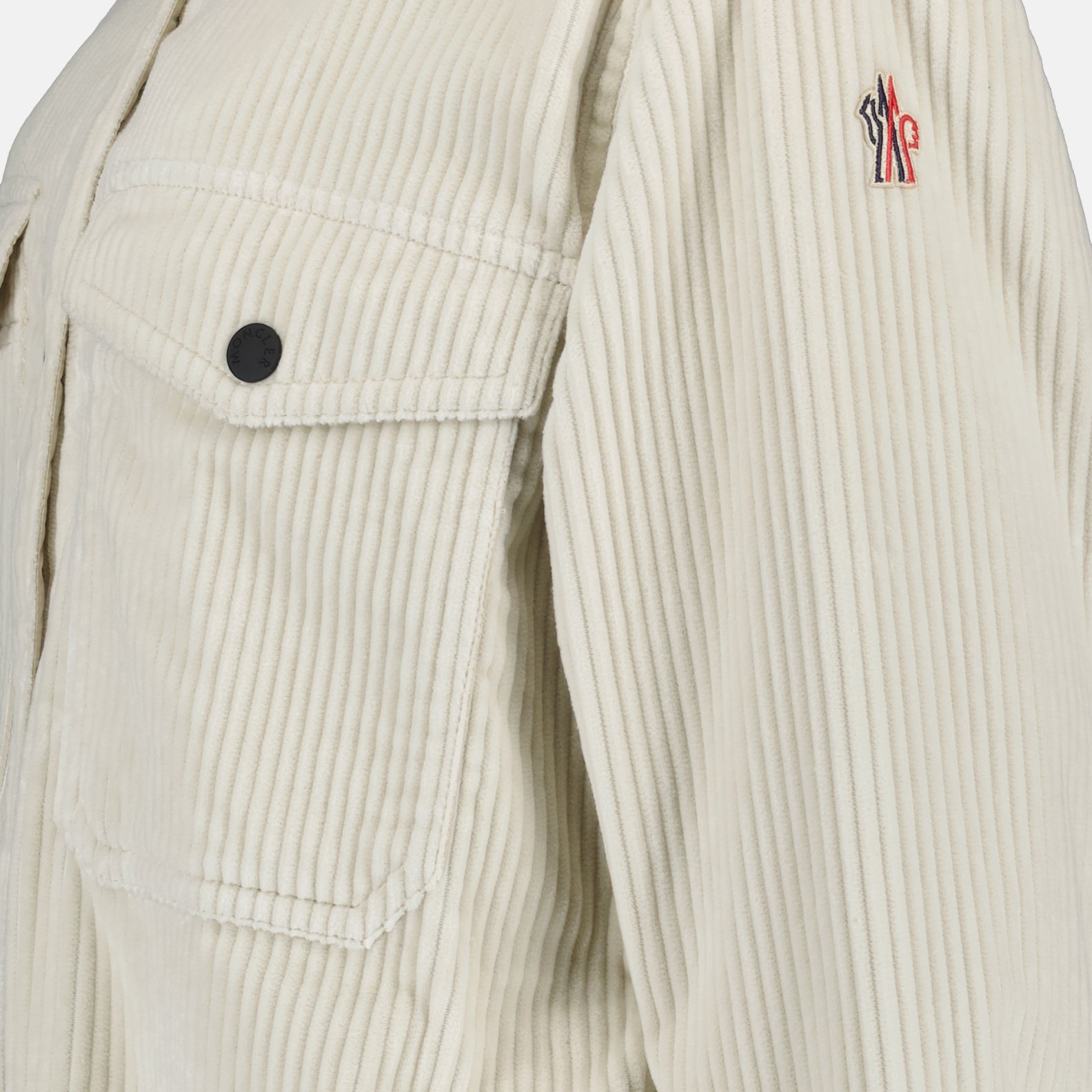 Abrigos Abrigo Largo de Plumón Vanay Moncler Grenoble Beige Femme