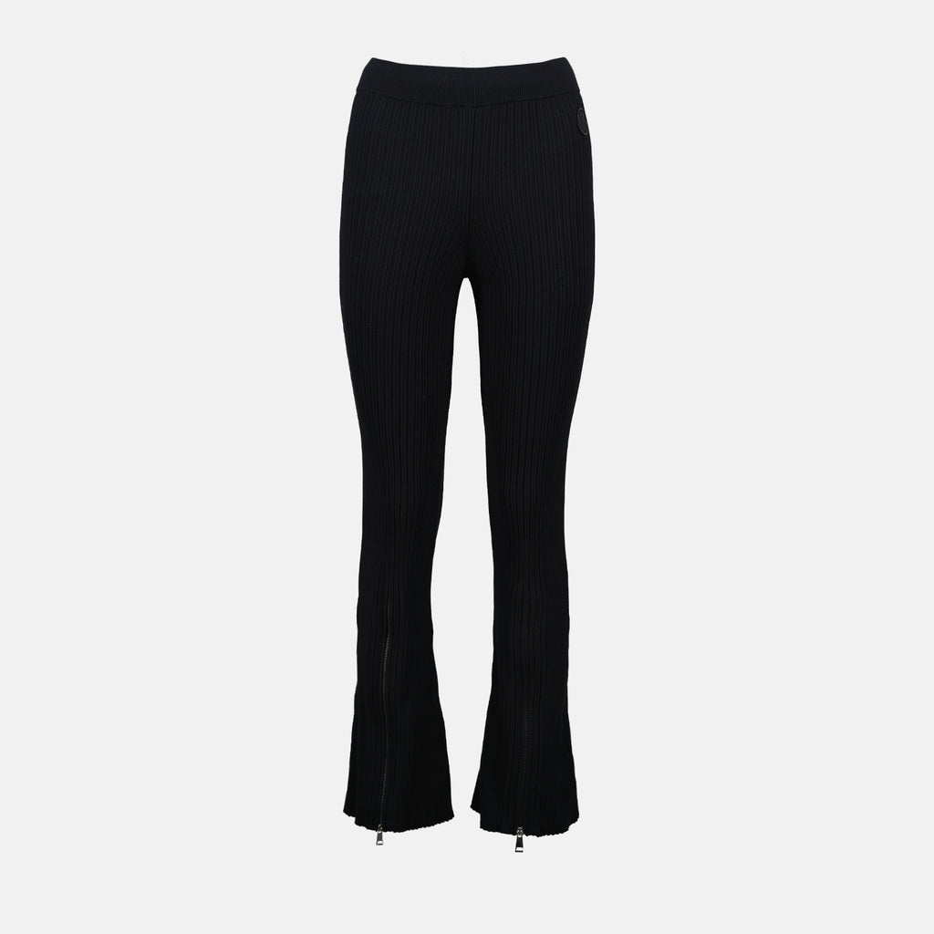 Pantalons Pantalon côtelé Moncler Noir Femme