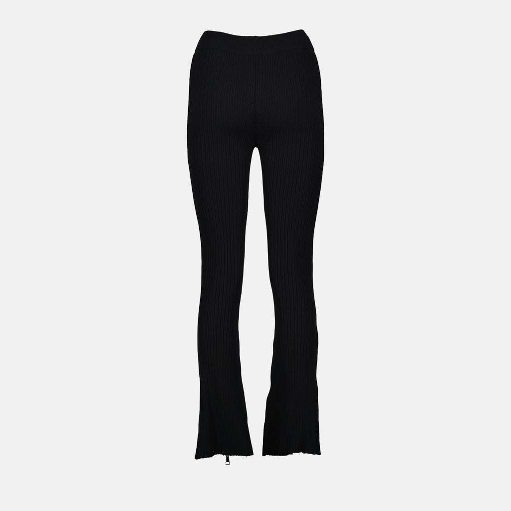 Pantalons Pantalon côtelé Moncler Noir Femme