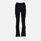 Pantalons Pantalon côtelé Moncler Noir Femme