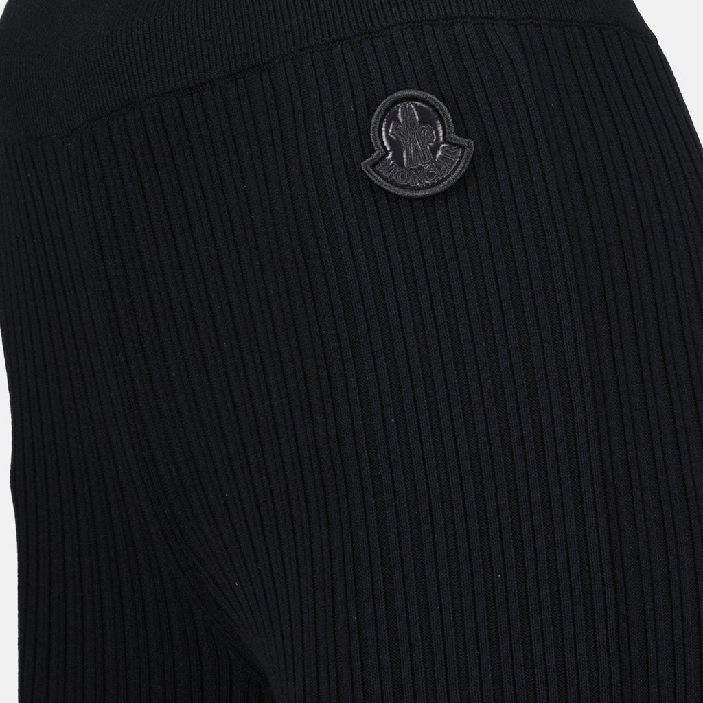 Pantalons Pantalon côtelé Moncler Noir Femme