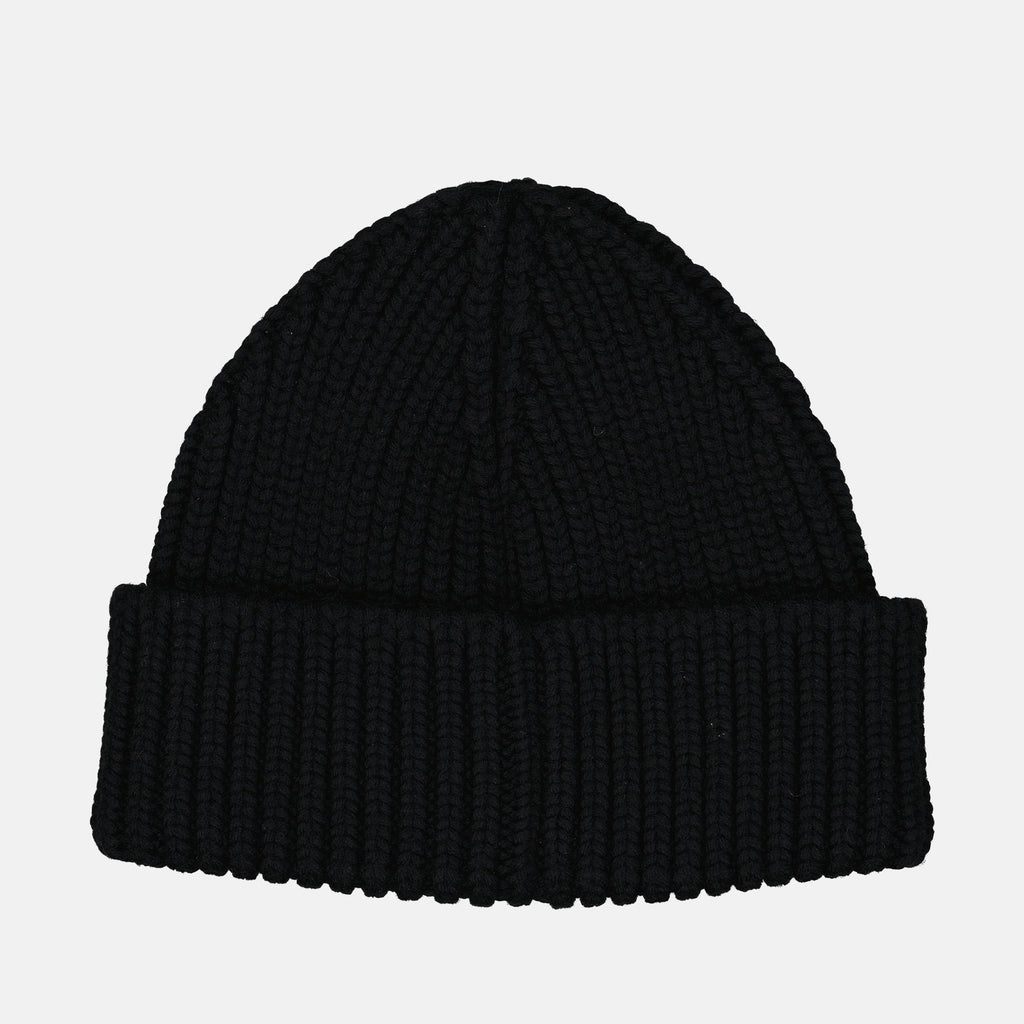 Chapeaux, casquettes et bonnets Bonnet à logo Moncler Noir Homme