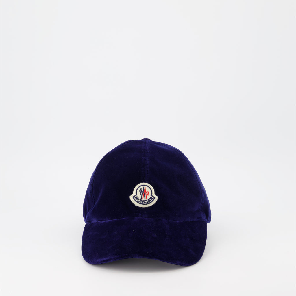 Gorras, sombreros y gorros Casquette en velours Moncler Azul Femme