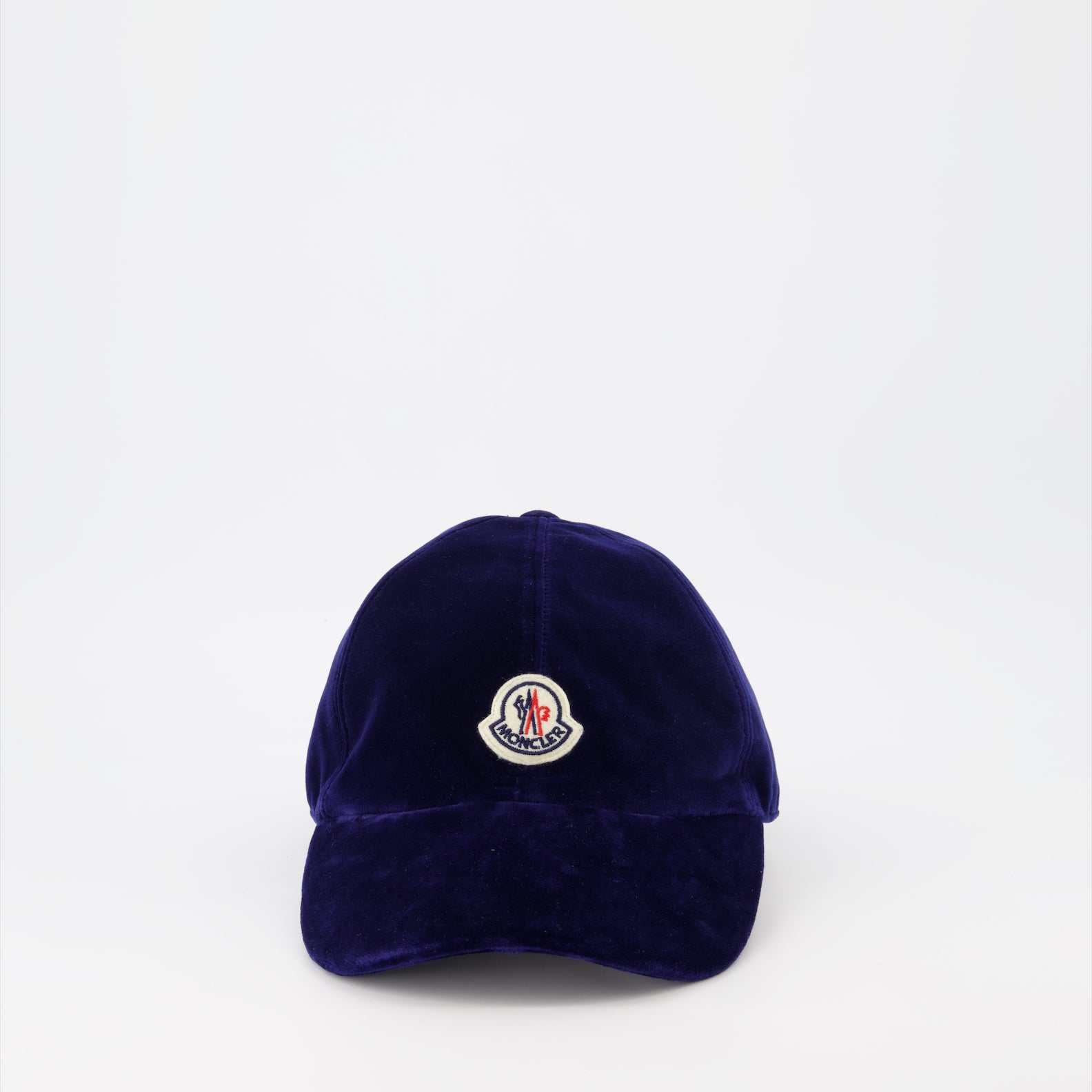 Cappelli, berretti e beanie Casquette en velours Moncler Blu Femme