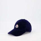 Gorras, sombreros y gorros Casquette en velours Moncler Azul Femme