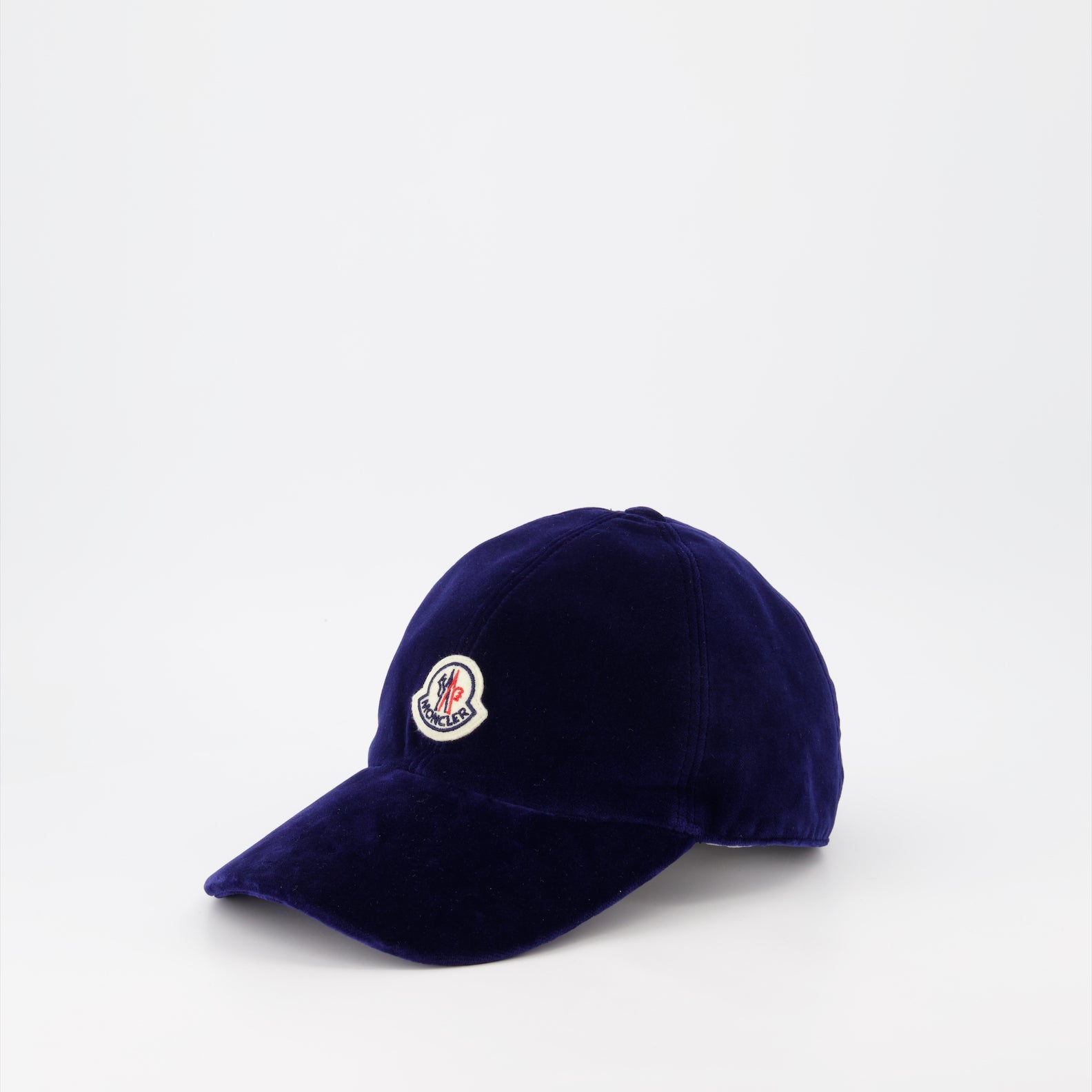 Cappelli, berretti e beanie Casquette en velours Moncler Blu Femme