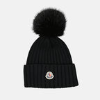 Hats, caps and beanies Pom-pom hat Moncler Black Women