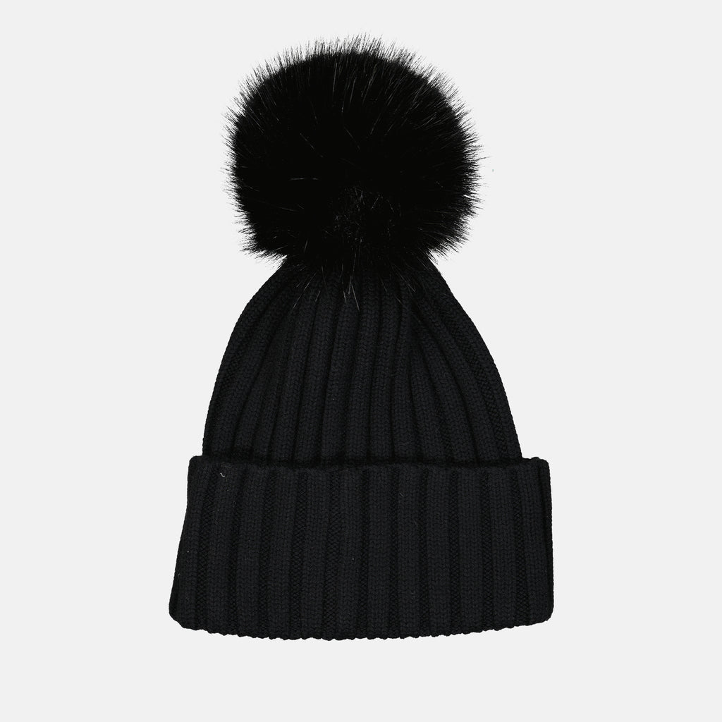 Hats, caps and beanies Pom-pom hat Moncler Black Women