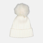 Chapeaux, casquettes et bonnets Bonnet à pompon Moncler Blanc Femme