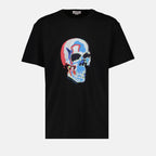 T-shirts Skull T-shirt Alexander McQueen Black Man