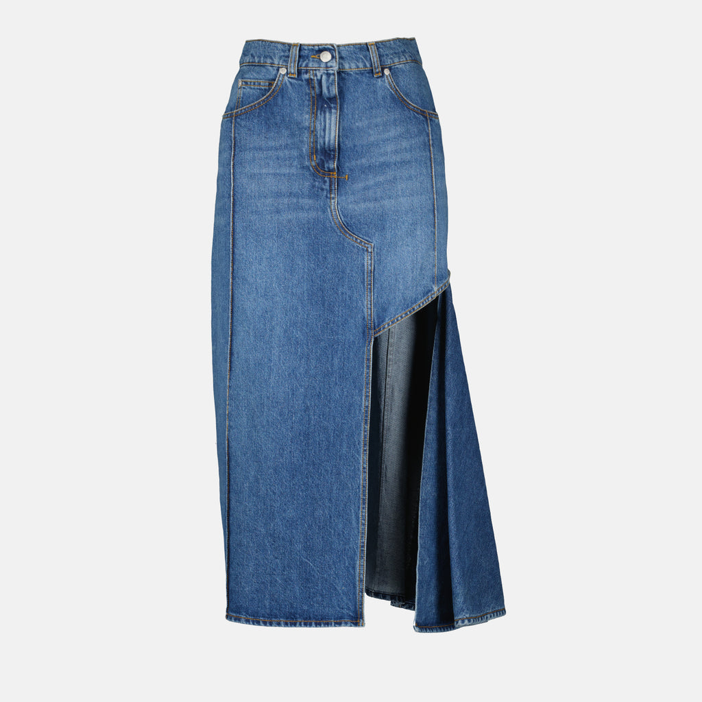 Röcke Jeansrock Alexander McQueen Blau Femme