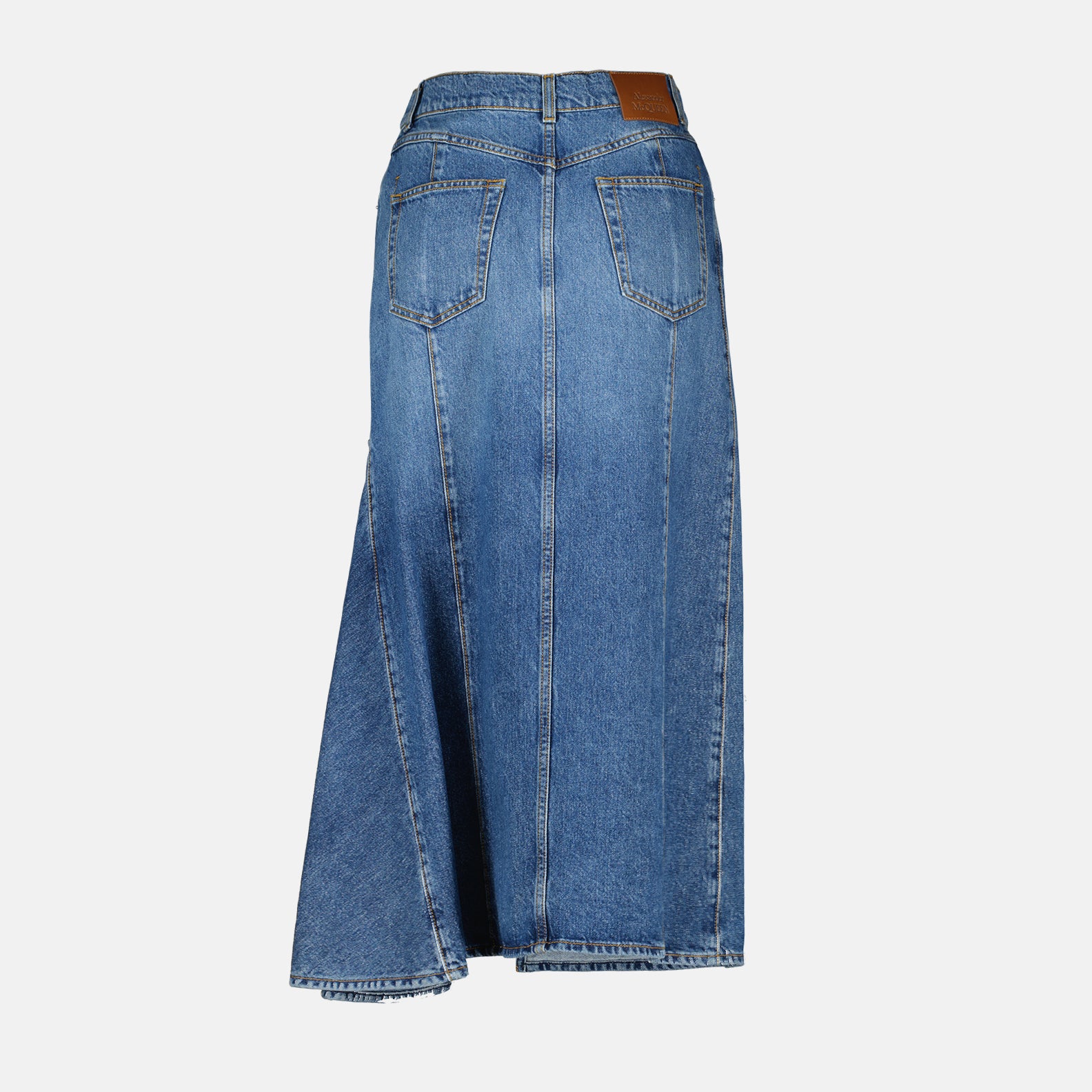 Röcke Jeansrock Alexander McQueen Blau Femme
