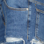 Hosen Jeanshose Alexander McQueen Blau Femme