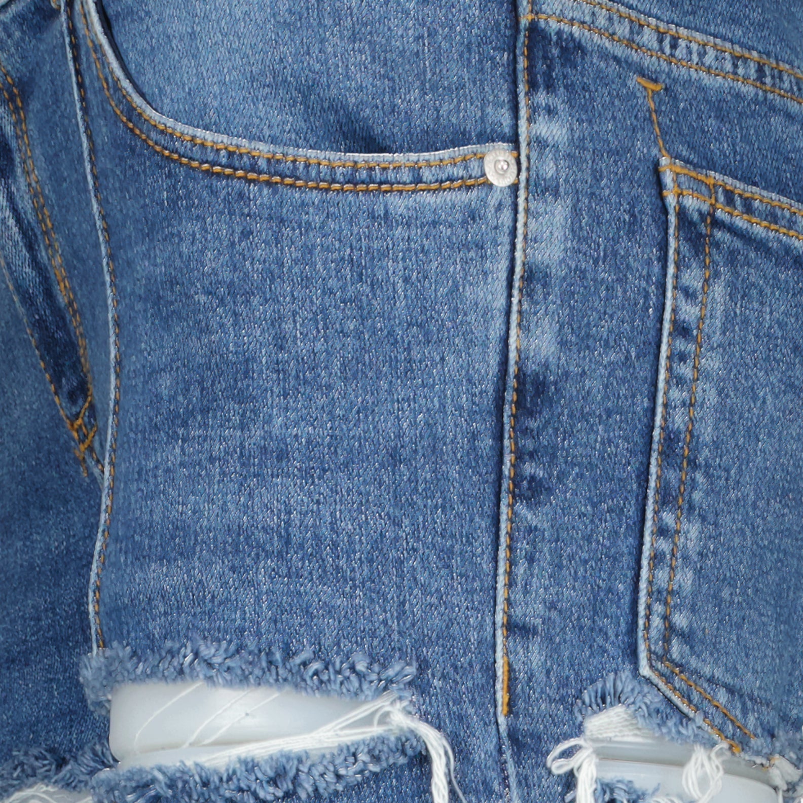 Hosen Jeanshose Alexander McQueen Blau Femme