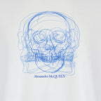 T-shirts Skull T-shirt Alexander McQueen White Man