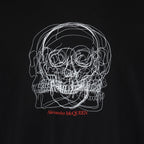 Camisetas T-shirt Skull Alexander McQueen Negro Homme