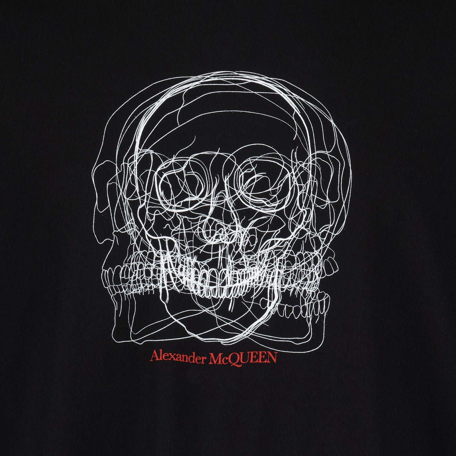 Camisetas T-shirt Skull Alexander McQueen Negro Homme