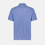 Polos Polo Graffiti Alexander McQueen Bleu Homme
