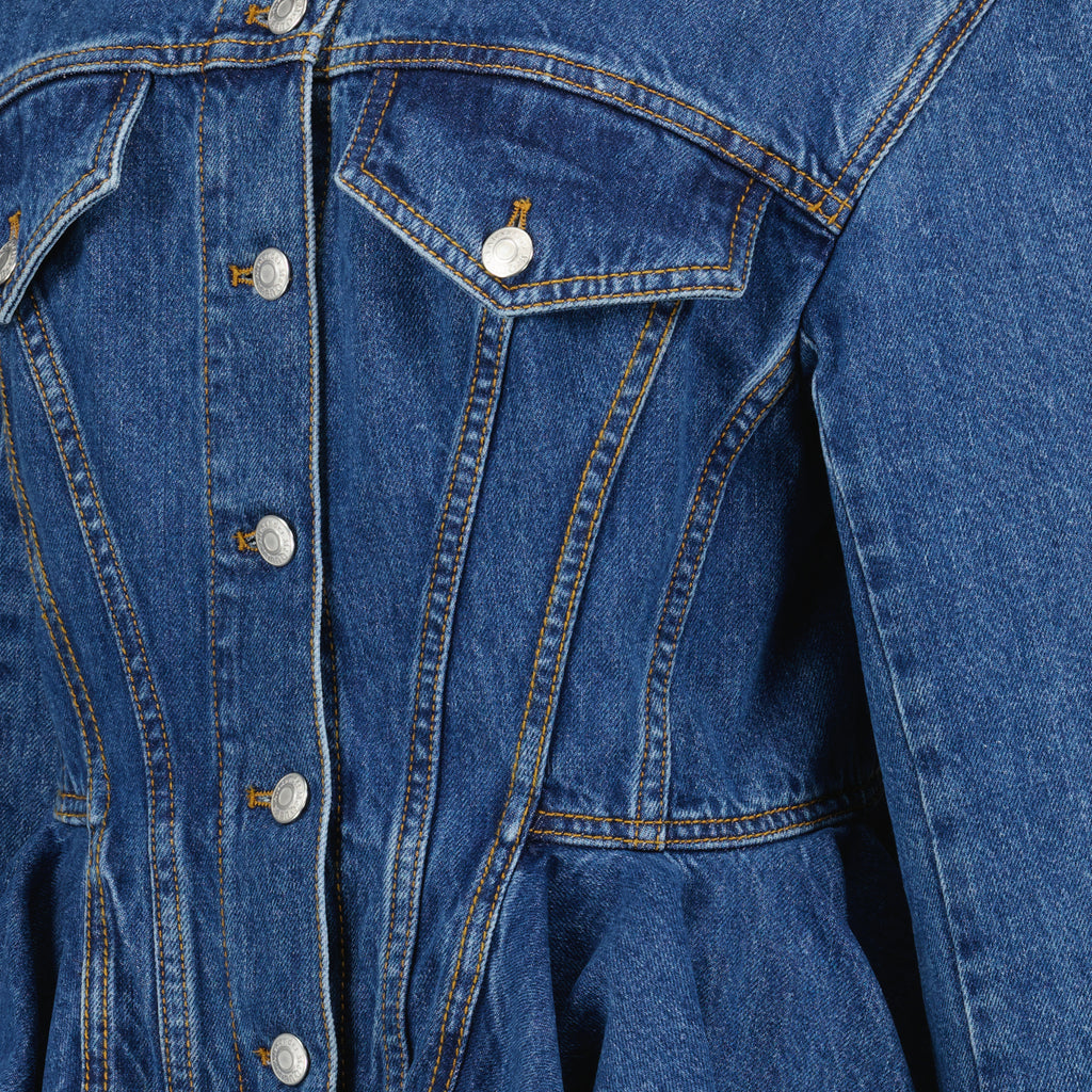 Jackets Denim jacket Alexander McQueen Blue Femme