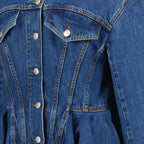 Jackets Denim jacket Alexander McQueen Blue Femme