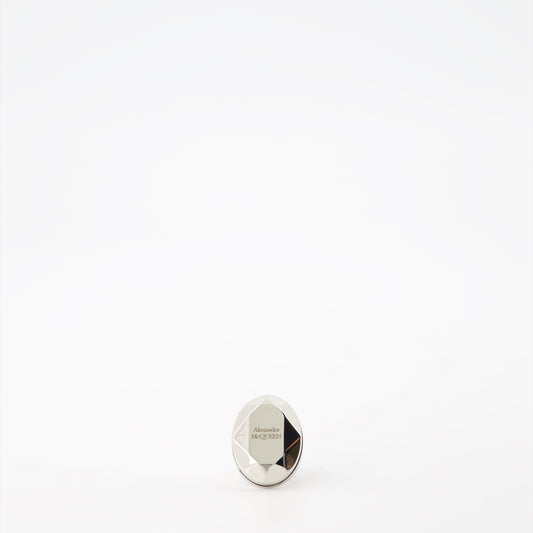 The Faceted Stone Ring