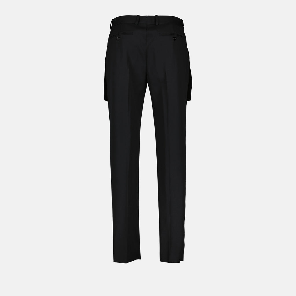 Pantaloni Pantaloni con Tasche Visibili Alexander McQueen Nero Homme