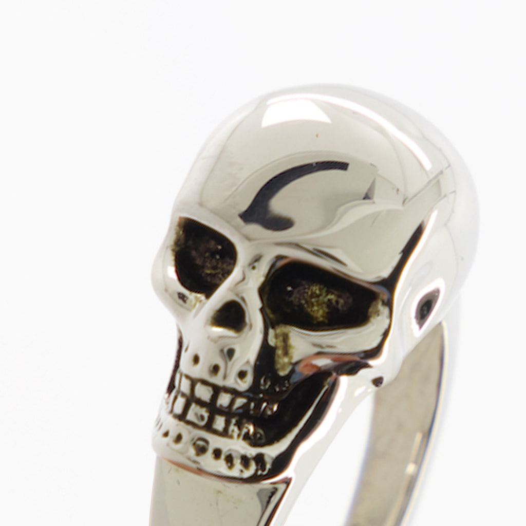 Bijoux Bague The Side Skull Alexander McQueen Argenté Femme