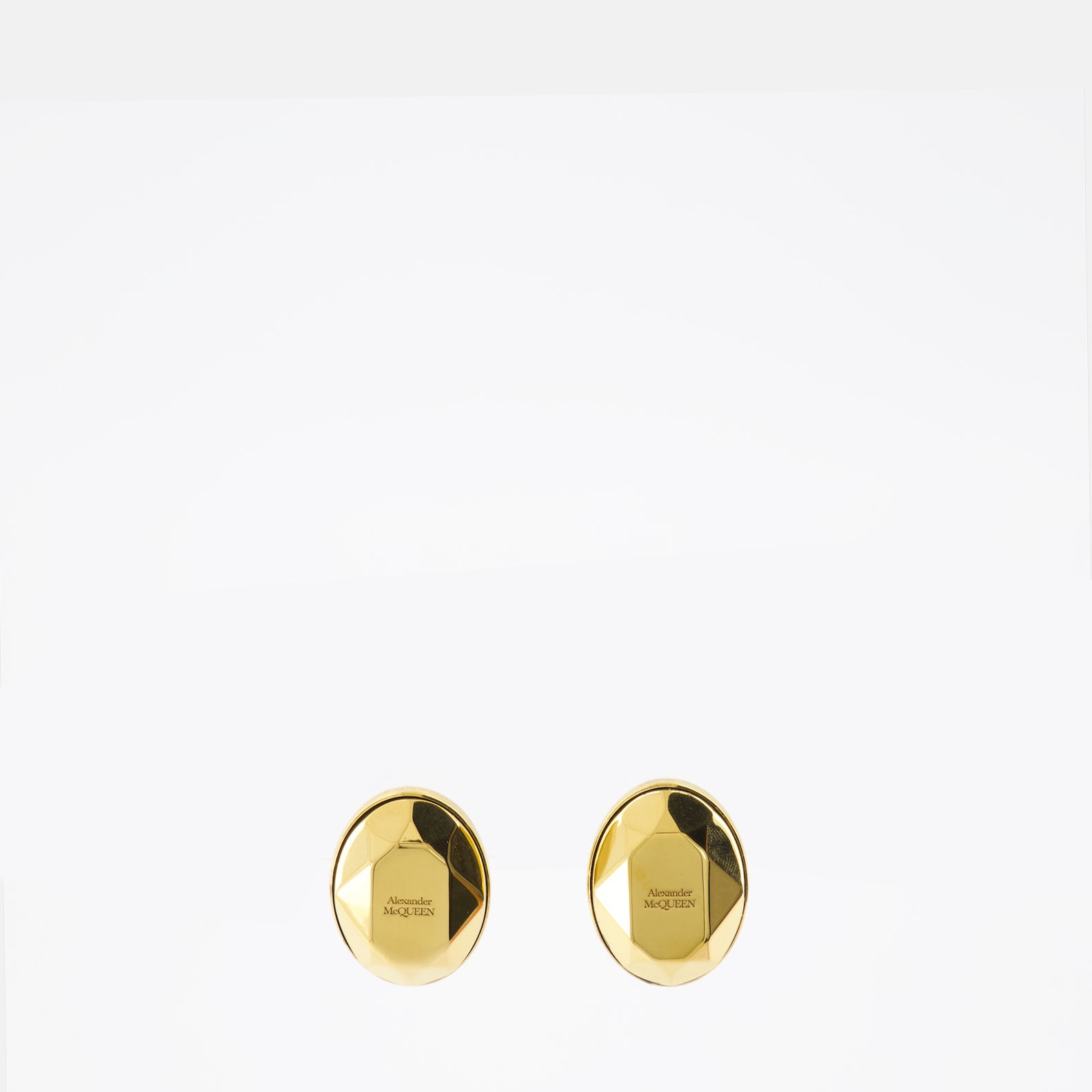 Joias Boucles d'oreilles The Faceted Stone Alexander McQueen Ouro Femme