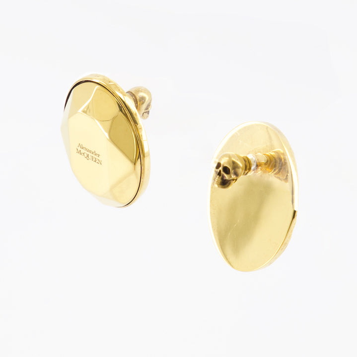 Joias Boucles d'oreilles The Faceted Stone Alexander McQueen Ouro Femme