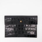Pochettes Minaudière Skull Alexander McQueen Noir Femme