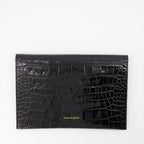 Pochettes Minaudière Skull Alexander McQueen Noir Femme