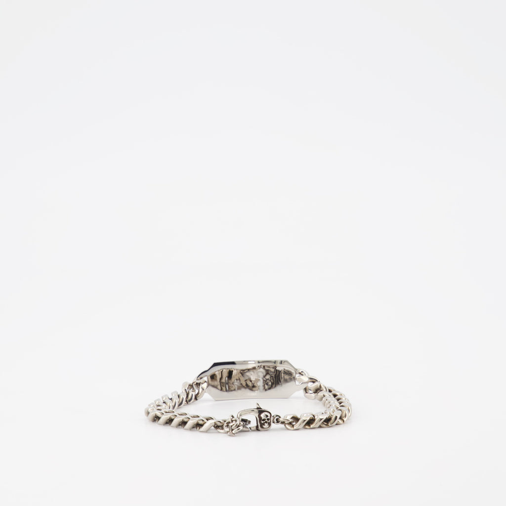 Joias Bracelet gravé Alexander McQueen Prata Homme