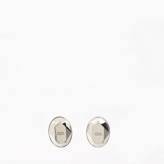 The Faceted Stone Earrings