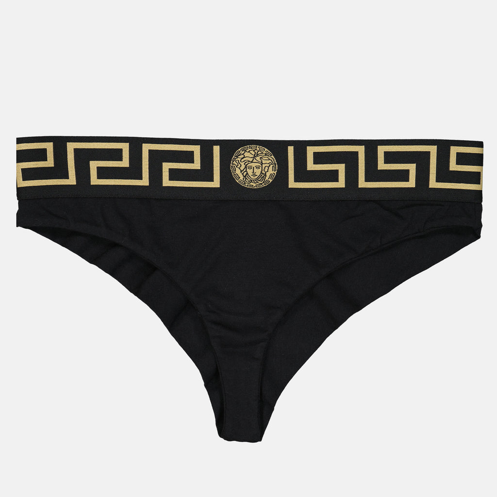 Sous-vêtements et homewear Slip Medusa Versace Noir Femme