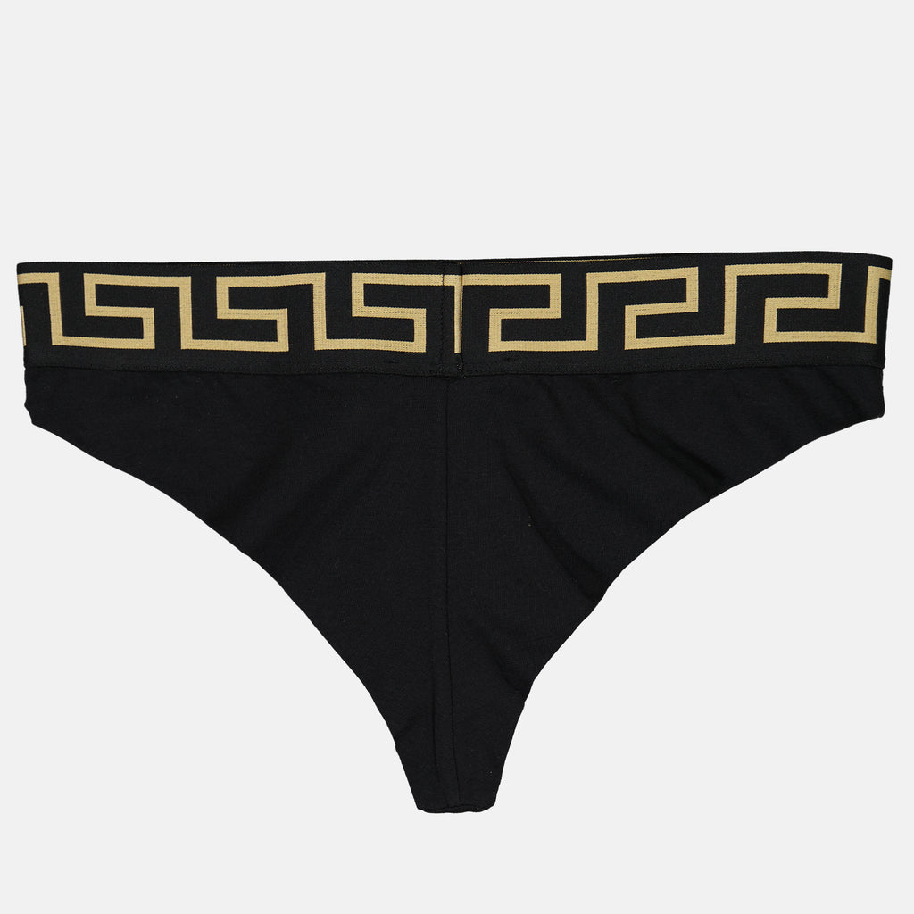 Sous-vêtements et homewear Slip Medusa Versace Noir Femme