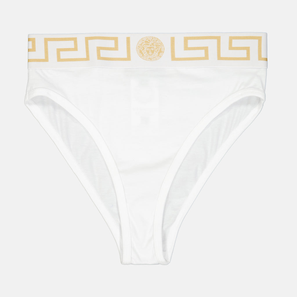 Sous-vêtements et homewear Culotte échancré Greca Versace Blanc Femme