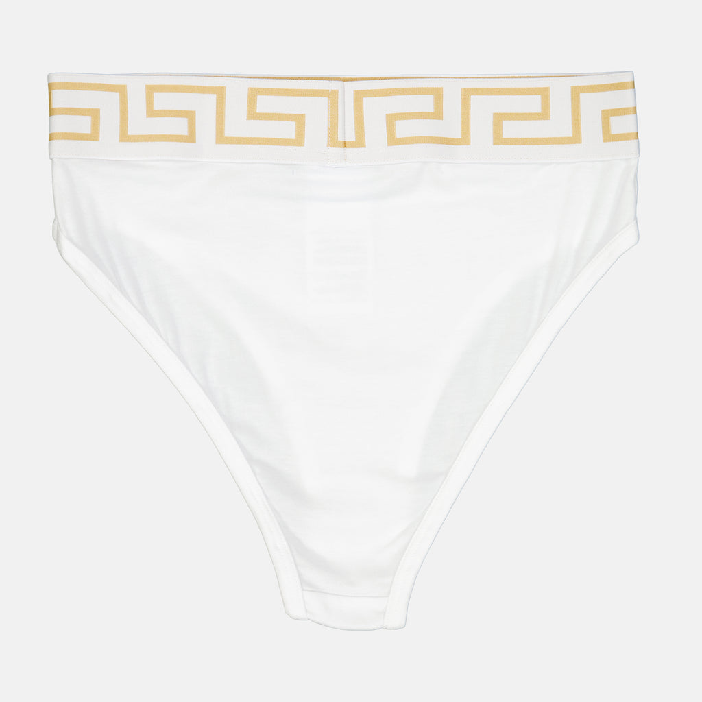Sous-vêtements et homewear Culotte échancré Greca Versace Blanc Femme