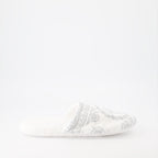 Roupa íntima e homewear Chaussons Medusa Versace Branco Unissex