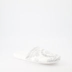 Roupa íntima e homewear Chaussons Medusa Versace Branco Unissex