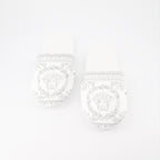 Roupa íntima e homewear Chaussons Medusa Versace Branco Unissex