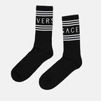 Sous-vêtements et homewear Chaussettes 90s Vintage Logo Versace Noir Homme