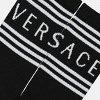 Sous-vêtements et homewear Chaussettes 90s Vintage Logo Versace Noir Homme