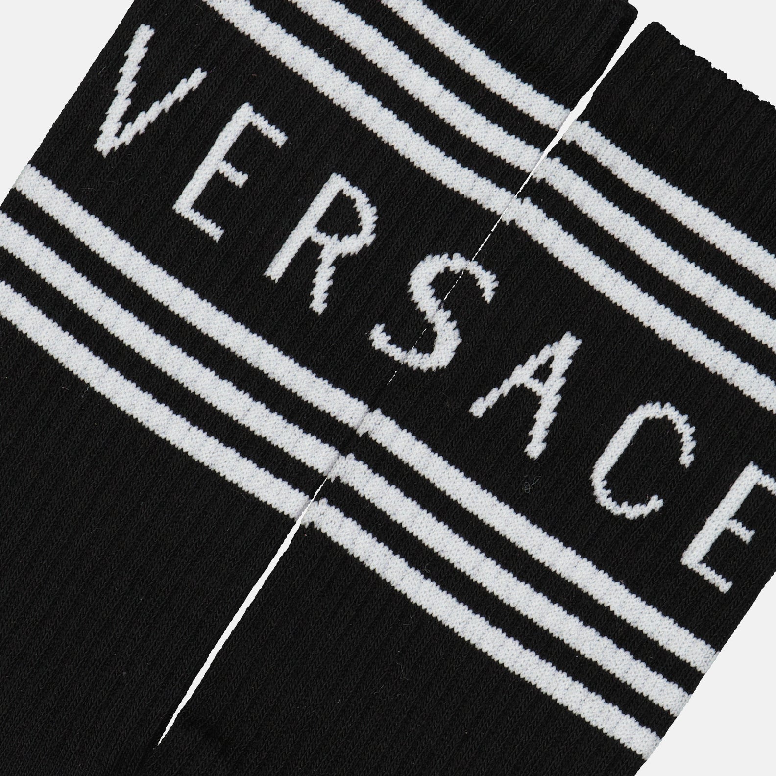 Ropa interior y homewear Chaussettes 90s Vintage Logo Versace Negro Homme