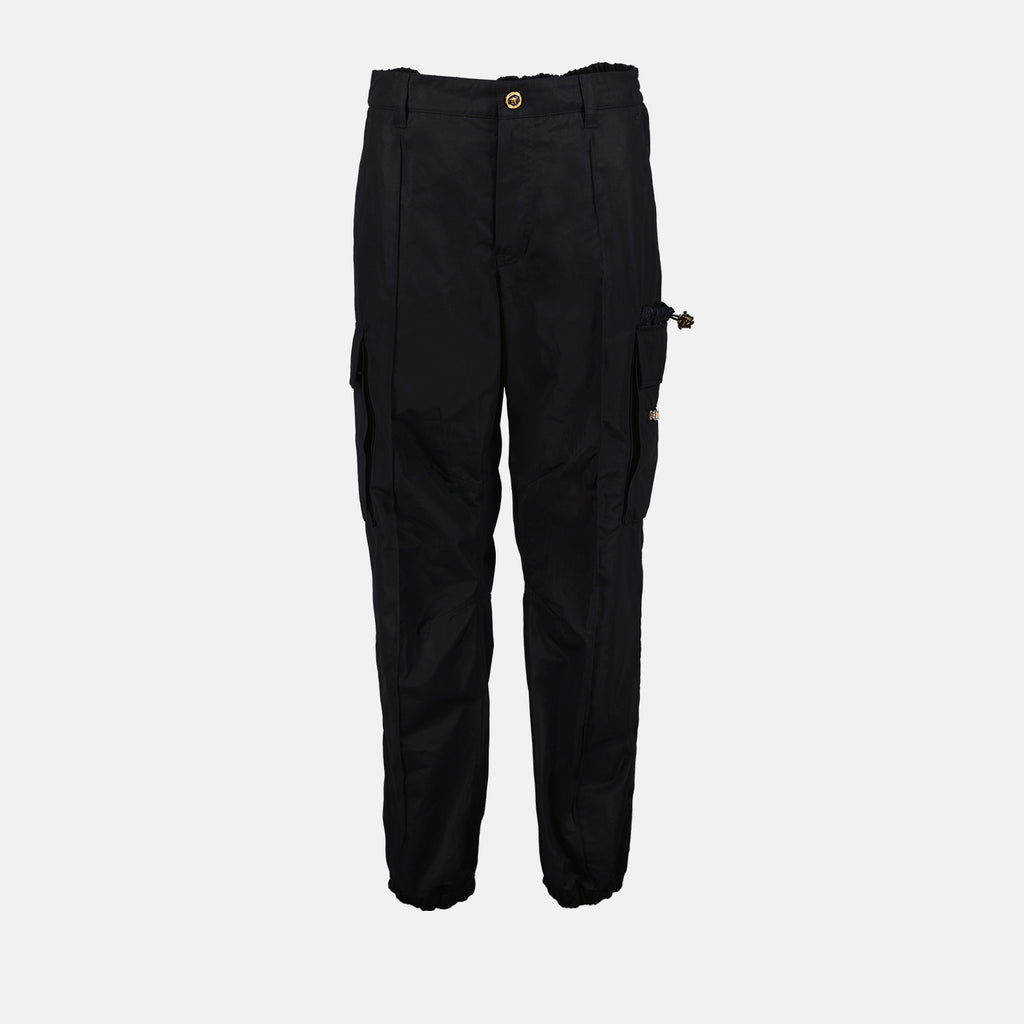 Pantalons Pantalon cargo Medusa La Greca Versace Noir Homme