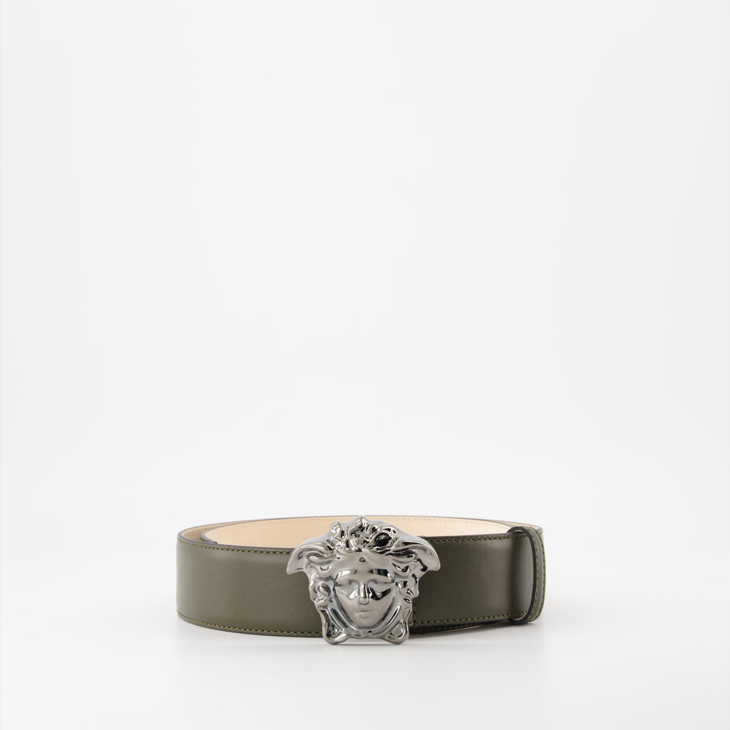 Cinturones Ceinture Medusa Versace Verde Homme