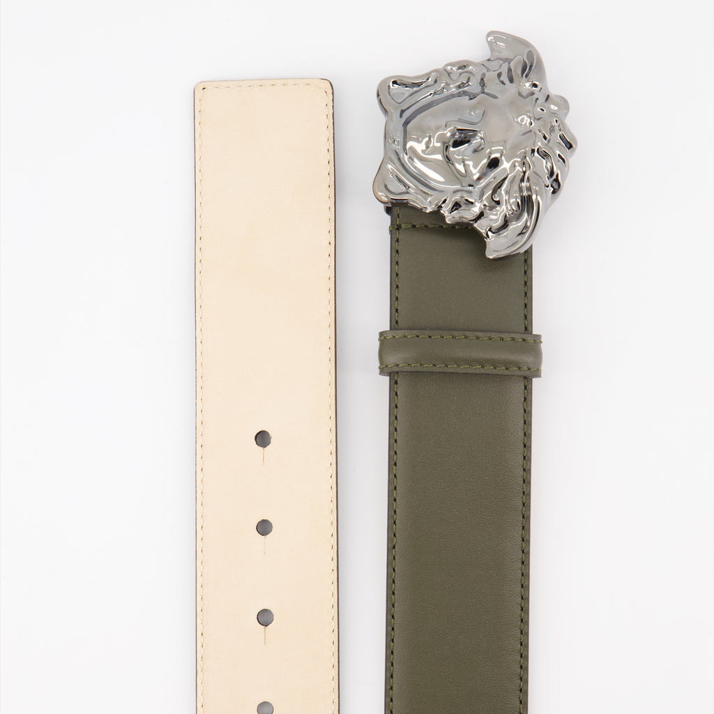 Cinturones Ceinture Medusa Versace Verde Homme
