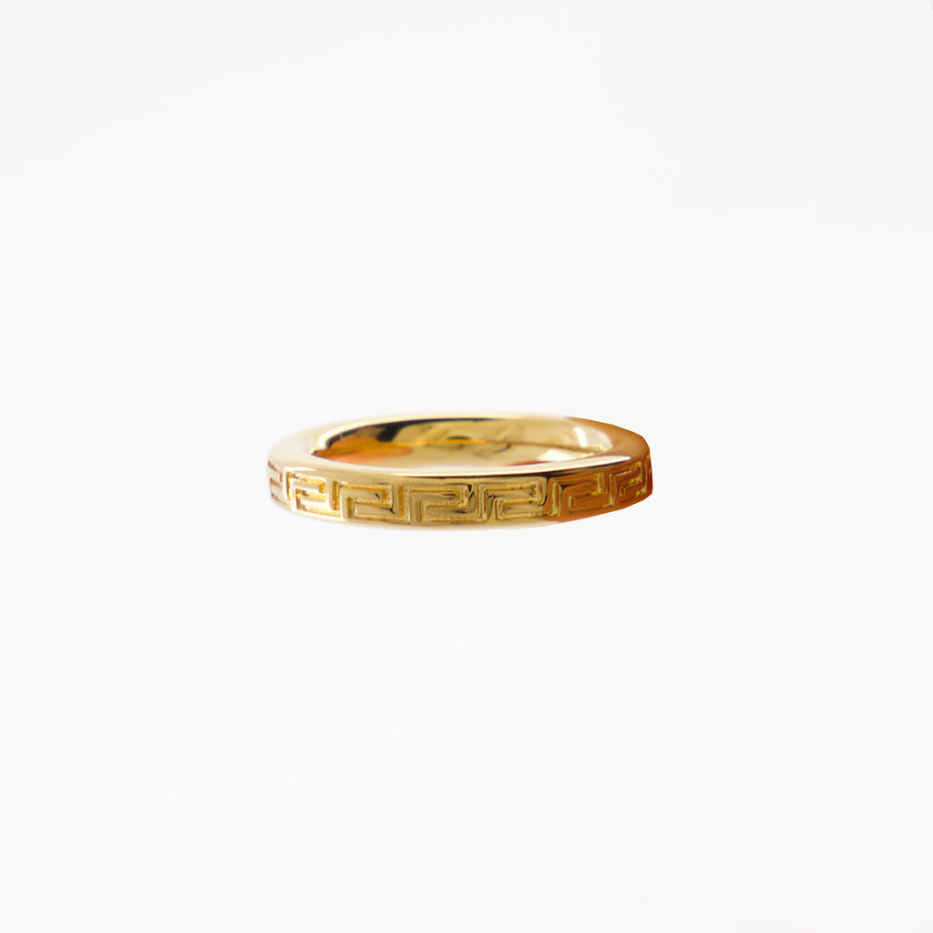 Jewelry Greca ring Versace Gold Unisex
