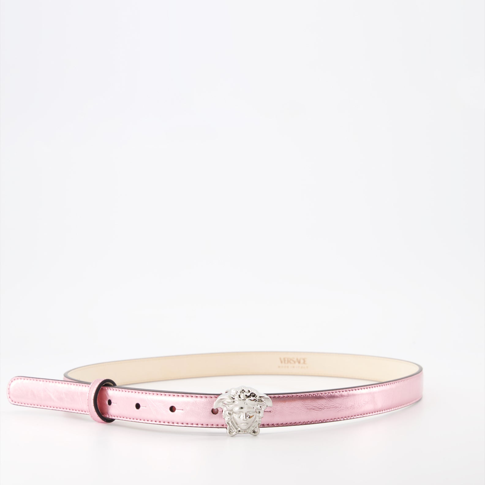 Cinturones Ceinture La Medusa Versace Rosa Femme