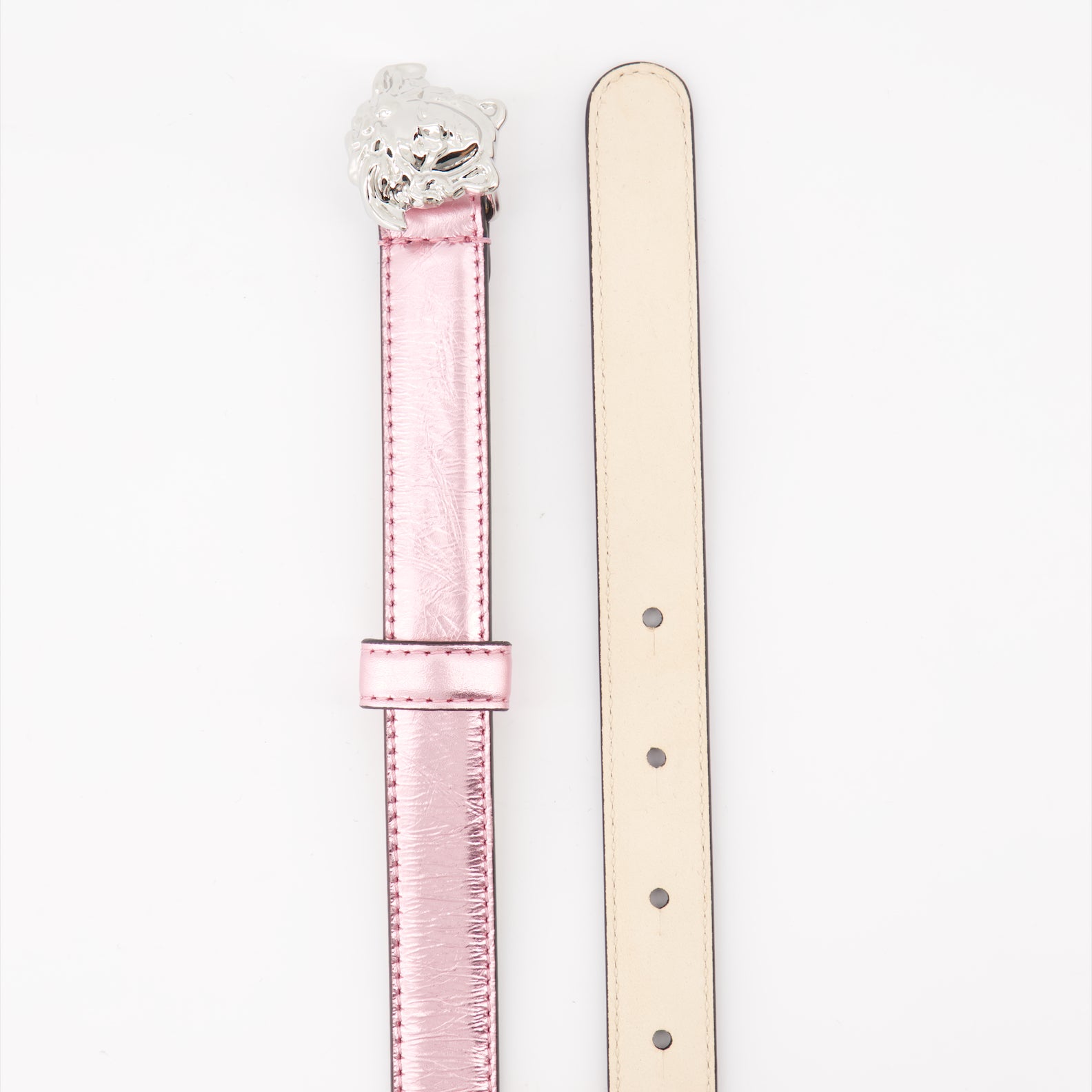 Cinturones Ceinture La Medusa Versace Rosa Femme