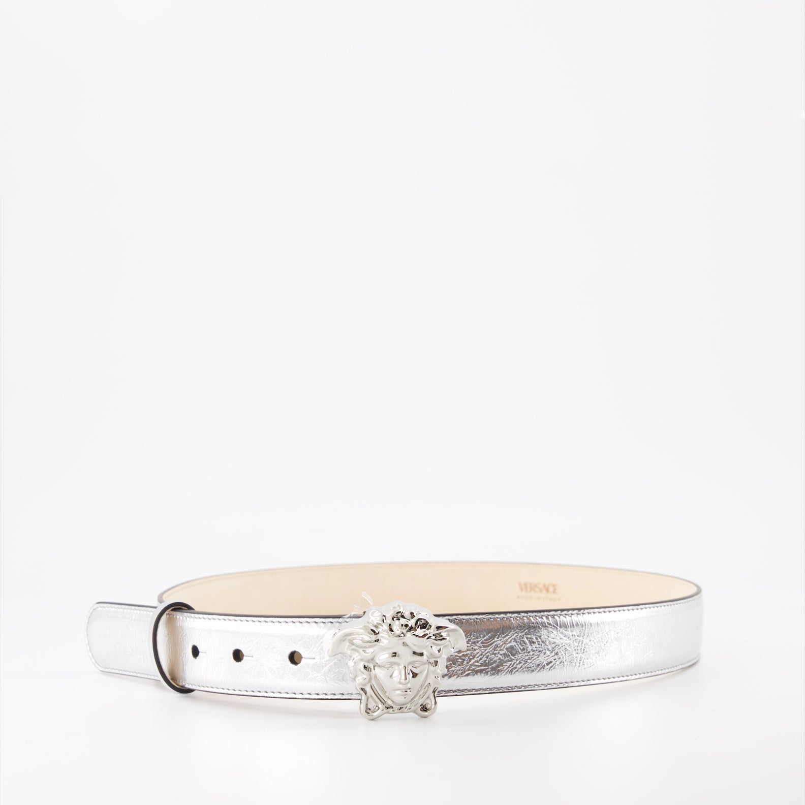 Cinturones Ceinture La Medusa Versace Plata Femme